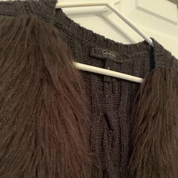 Jessica Simpson ombré faux fur vest - Picture 3 of 4